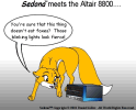 Sedona Fox meets the MITS Altair 8800....