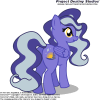 The vector image of the pony Dawn Star.