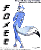 A more anime-ish version of Foxee "Looking Foxy"