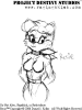 A practice rough sketch of Rosie that I thought was cute enough to save!