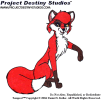 Tempest the vixen pleased to meet you and offering you her paw